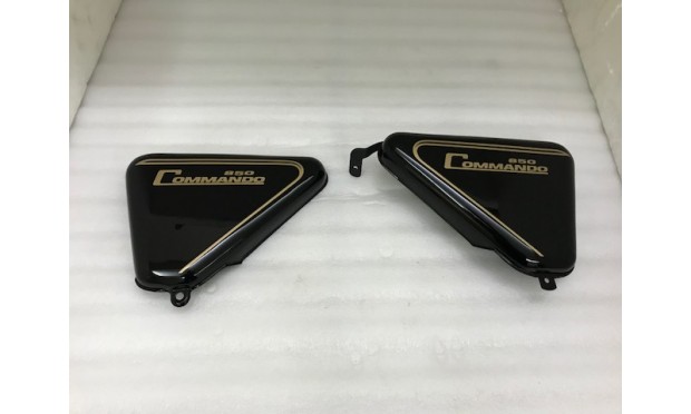 Fit For Norton Commando Roadster Black Painted Side Panel 