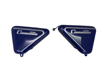 Fit For Norton Commando Roadster Blue Painted Side Panel