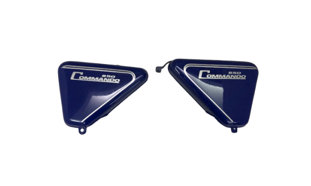 Norton Commando Roadster Blue Painted Side Panel |Fit For