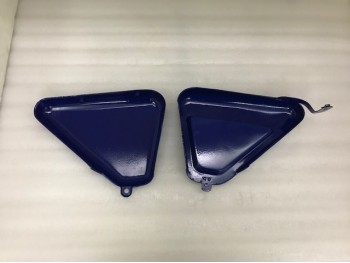 Fit For Norton Commando Roadster Blue Painted Side Panel