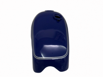 FIT FOR NORTON COMMANDO ROADSTER BLUE & SILVER DECAL PETROL TANK WITH SIDE PANEL