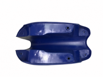 FIT FOR NORTON COMMANDO ROADSTER BLUE & SILVER DECAL PETROL TANK WITH SIDE PANEL