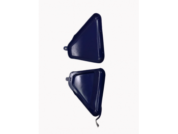FIT FOR NORTON COMMANDO ROADSTER BLUE & SILVER DECAL PETROL TANK WITH SIDE PANEL