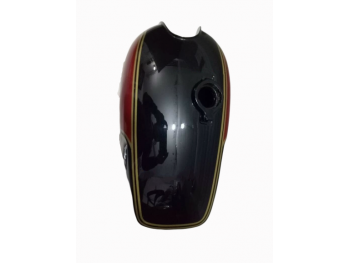 Fit For Norton Commando Roadster Black And Red Painted Fuel Tank with Fuel Cap