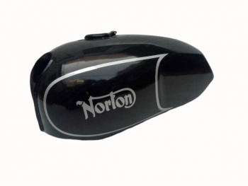 NORTON COMMANDO ROADSTER BLACK PAINTED STEEL PETROL TANK|Fit For