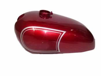 FIT FOR NORTON P11 N15 MATCHLESS G15 G80CS STEEL SCRAMBLER COMPETITION RED TANK