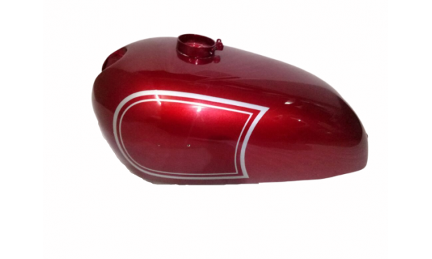 FIT FOR NORTON P11 N15 MATCHLESS G15 G80CS STEEL SCRAMBLER COMPETITION RED TANK