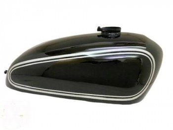 NORTON P11 N15 MATCHLESS G15 G80CS STEEL SCRAMBLER COMPETITION BLACK FUEL TANK |Fit For
