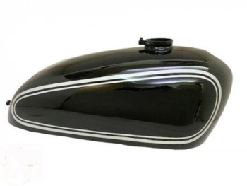 FIT FOR NORTON P11 N15 MATCHLESS G15 G80CS STEEL SCRAMBLER COMPETITION BLACK FUEL TANK