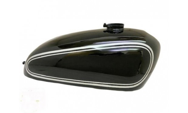 FIT FOR NORTON P11 N15 MATCHLESS G15 G80CS STEEL SCRAMBLER COMPETITION BLACK FUEL TANK