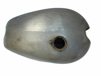 FIT FOR NORTON ES2 RAW STEEL PETROL TANK 2 SIDE HOLE FOR KNEE PADS
