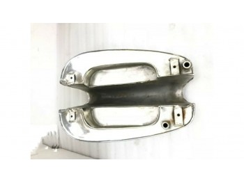 Norton Es2 Chrome Steel Gas Petrol Tank 1952 2 Side Hole For Knee Pads)|Fit For