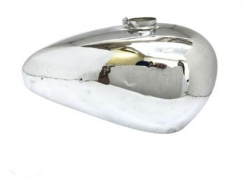 Fit For Norton Es2 Chrome Steel Gas Petrol Tank 1952 2 Side Hole For Knee Pads)