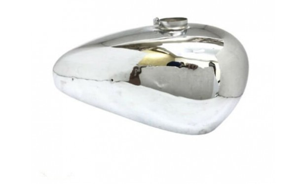 Fit For Norton Es2 Chrome Steel Gas Petrol Tank 1952 2 Side Hole For Knee Pads)