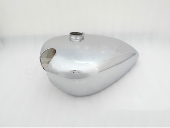 FIT FOR NORTON ES2 ALUMINIUM POLISHED FUEL PETROL TANK 