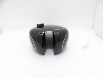 FIT FOR NORTON ES2 BLACK PAINTED STEEL FUEL PETROL TANK