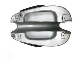 Fit For Norton Es2 Chrome & Silver Gas Tank With 2 Side Holes For Knee Pads