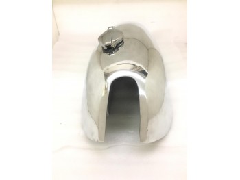 FIT FOR NORTON FASTBACK COMMANDO POLISHED ALLOY ALUMINUM GAS FUEL TANK 