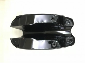 Fit For Norton Commando Roadster Black & Red Painted Petrol Tank With Cap & Tap