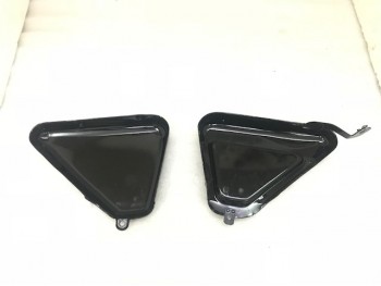 Fit For Norton Commando Roadster Black & Red Painted Petrol Tank + Side Panel 