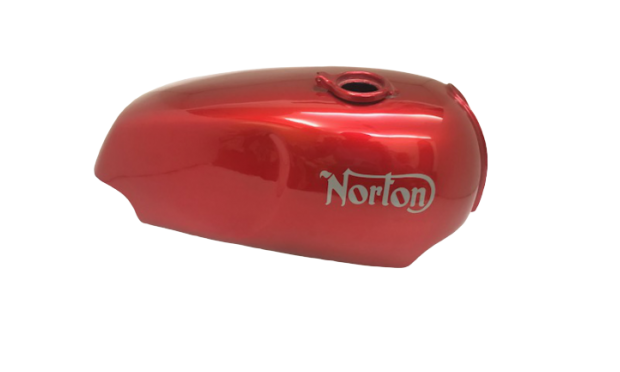 NORTON COMMANDO ROADSTER CHERRY PAINTED FUEL TANK WITHOUT PINSTRIPES |Fit For