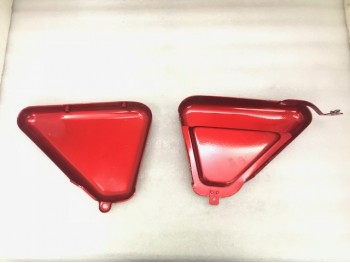 FIT FOR NORTON COMMANDO ROADSTER CHERRY PAINTED FUEL TANK +SIDE PANEL WITHOUT PINSTRIPES 