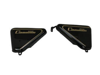 Fit For Norton Commando Roadster Black Painted Side Panel 