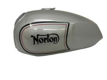 Norton Commando Roadster Silver Painted Petrol Tank 850 With Side Panel |Fit For