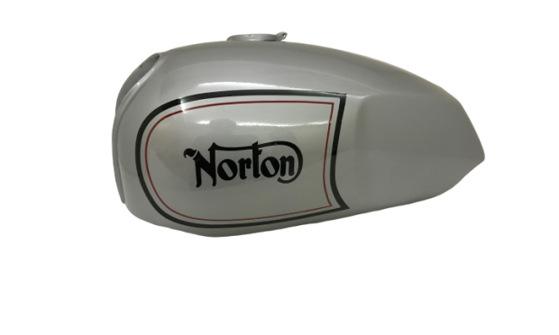NORTON COMMANDO ROADSTER SILVER PAINTED WITH LOGO ALUMINUM PETROL TANK|Fit For