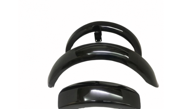 FIT FOR NORTON DOMINATOR MODEL 7 PLUNGER MODEL FRONT & REAR BLACK PAINTED MUDGUARD SET