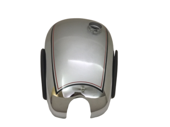 Norton Es2 Chrome Steel Gas Petrol Tank ( 2 Side Hole With Kneepads )(Fits For)