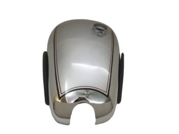 Fit For Norton Es2 Chrome Steel Gas Petrol Tank ( 2 Side Hole With Kneepads )