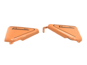 FIT FOR NORTON COMMANDO ROADSTER ORANGE PAINTED PETROL TANK +750 SIDE PANEL 