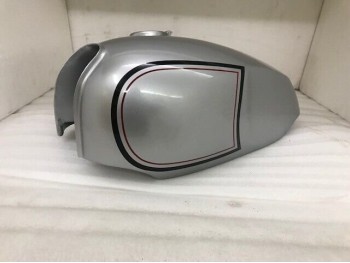 Fit For Norton Commando Roadster Silver Painted Petrol Tank 850 With Side Panel 