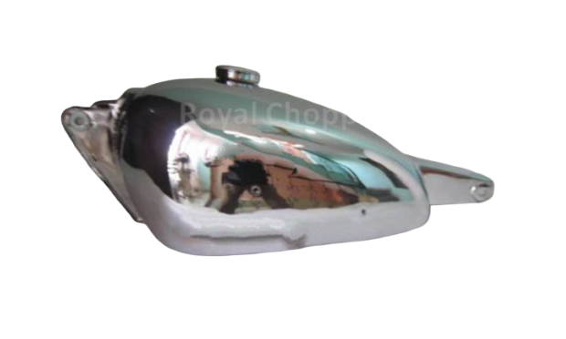 DOT TRIALS CHROMED GAS FUEL PETROL TANK 1953 WITH CHROME CAP AND TAP Fit For