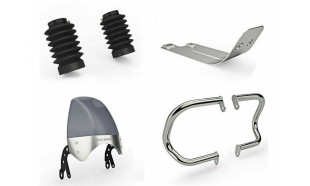 100% Genuine Royal Enfield Interceptor 650 Accessories Combo Pack 4 Pcs|Fit For