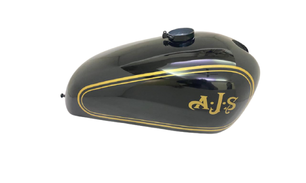 Ajs 16Mc 350 Scrambler Competition Black Stee Petrol Fuel Tank |Fit For