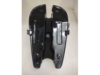 Fit For AJS V Twin 1936 Export Model Black & Chrome Fuel Petrol Gas Tank