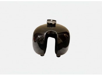 Fit For Ajs 16Mc 350 Scrambler Competition Black &Silver Steel Petrol Fuel Tank