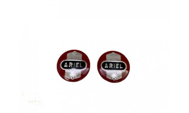 Ariel Fuel Tank Badges - Red NH, VH, FH and Square 4 models Fit For