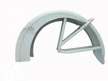 ARIEL SQUARE FOUR 1938-1948 VALANCE REAR MUDGUARD RAW STEEL + STAYS |Fit For
