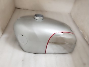Fit For Ariel HS 500 1956 to 1958 Chrome & Silver Fuel Petrol Tank
