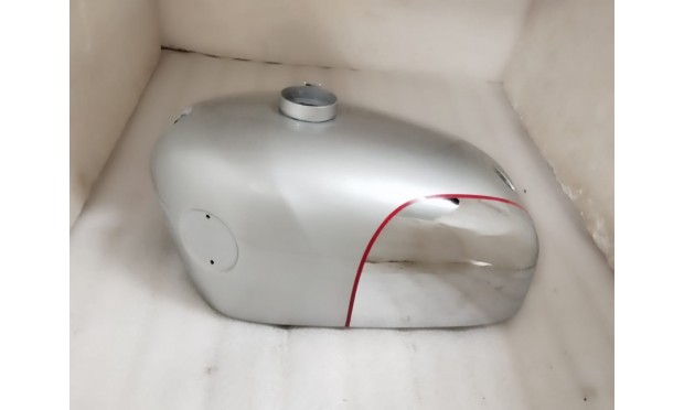 Fit For Ariel HS 500 1956 to 1958 Silver Aluminium Fuel Petrol Tank