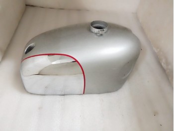 Fit For Ariel HS 500 1956 to 1958 Silver Aluminium Fuel Petrol Tank