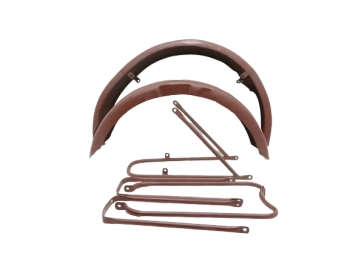 ARIEL WNG MODEL FRONT AND REAR RAW STEEL MUDGUARD SET WITH STAYS |Fit For