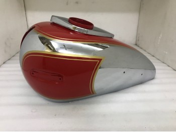 ARIEL SQUARE FOUR RED PAINTED CHROME GAS FUEL PETROL TANK |Fit For