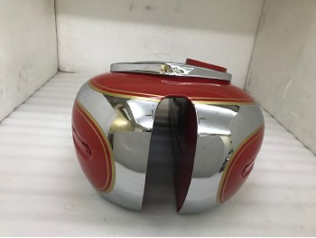 ARIEL SQUARE FOUR RED PAINTED CHROME GAS FUEL PETROL TANK |Fit For