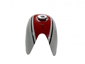 Benelli Mojave Cafe Racer 260 360 Petrol Fuel Tank White & Red Paint |Fit For