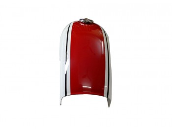 Benelli Mojave Cafe Racer 260 360 Petrol Fuel Tank White & Red Paint |Fit For