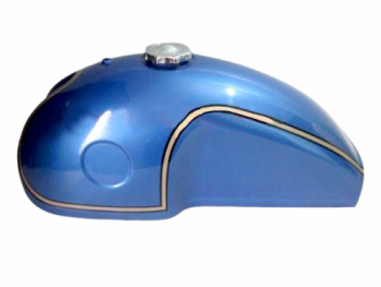 BENELLI MOJAVE KAWASAKI DUCATI YAMAHA CAFE RACER BLUE PAINT STEEL FUEL TANK|Fit For